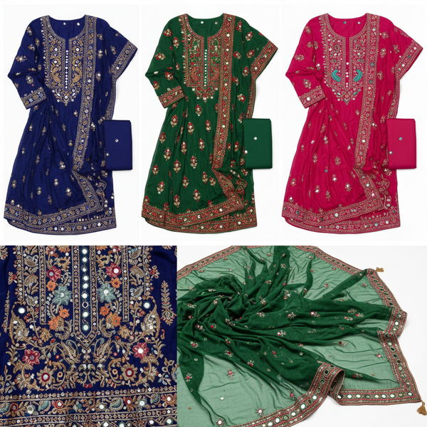 Embroidered Suit Sets