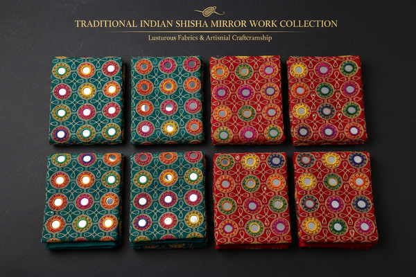 Mirror Work Fabric