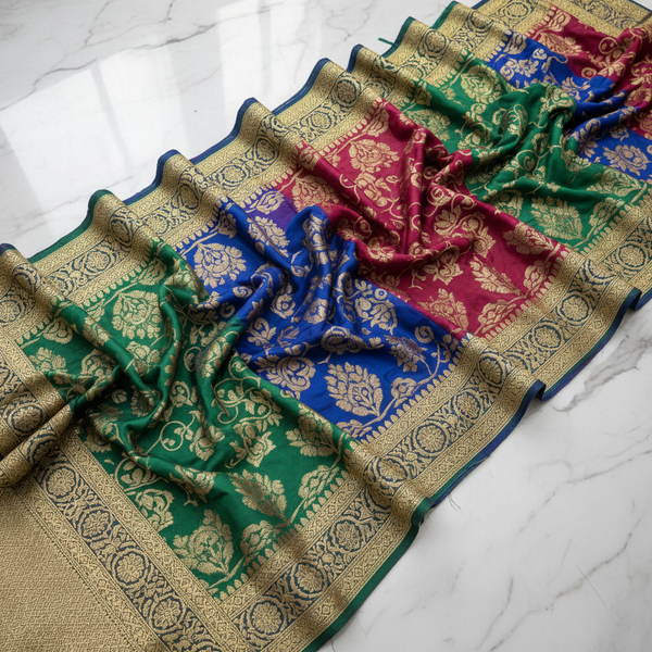 Banarasi Mulchanderi Fabric – 44 Inch Width