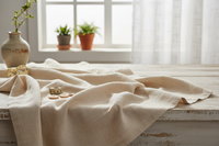 Poly Cotton Linen Draped